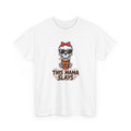This Mama Slays Halloween T-Shirt - Skeleton Mama Tee