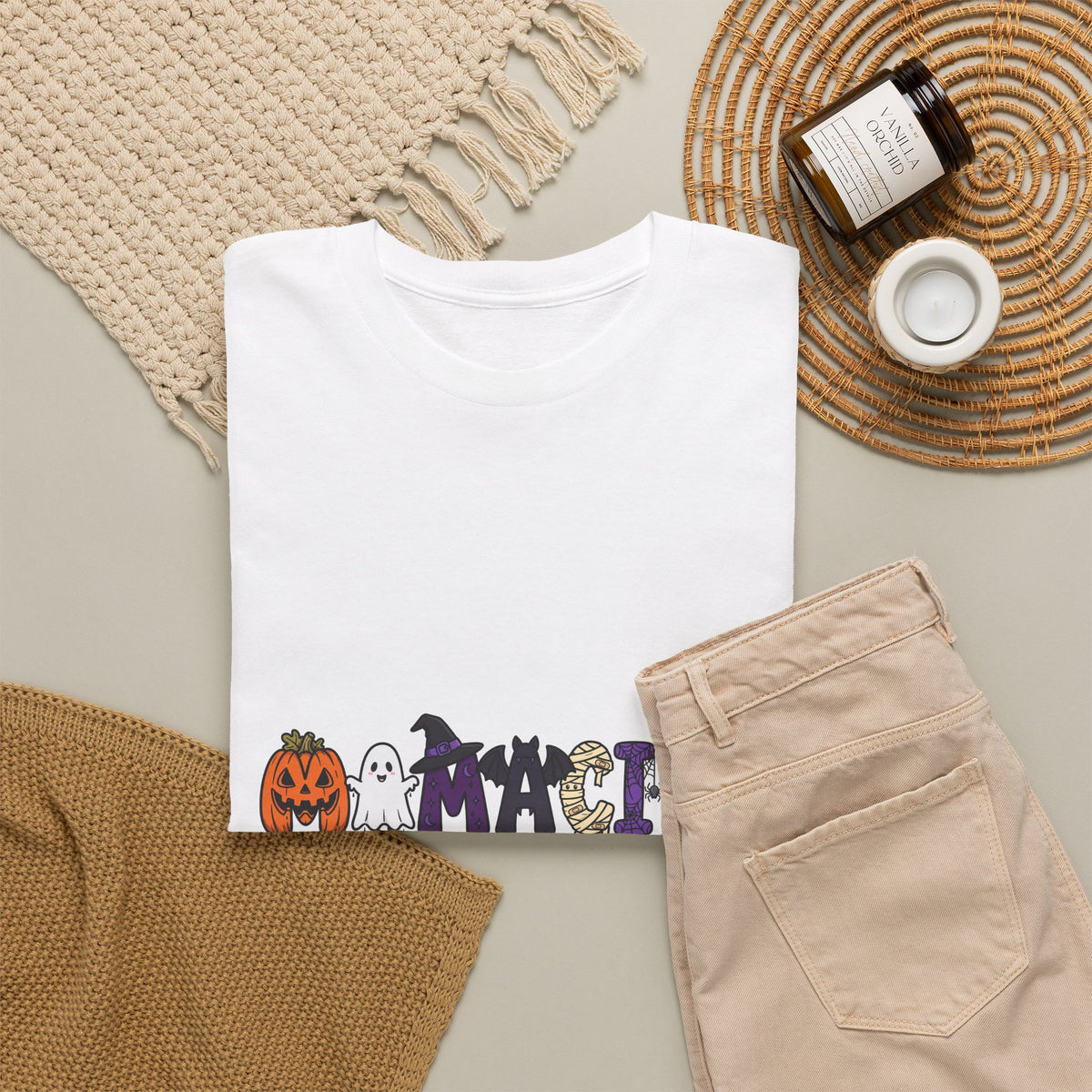 Mamacita Halloween T-Shirt - Spooky Mamacita Letters Tee