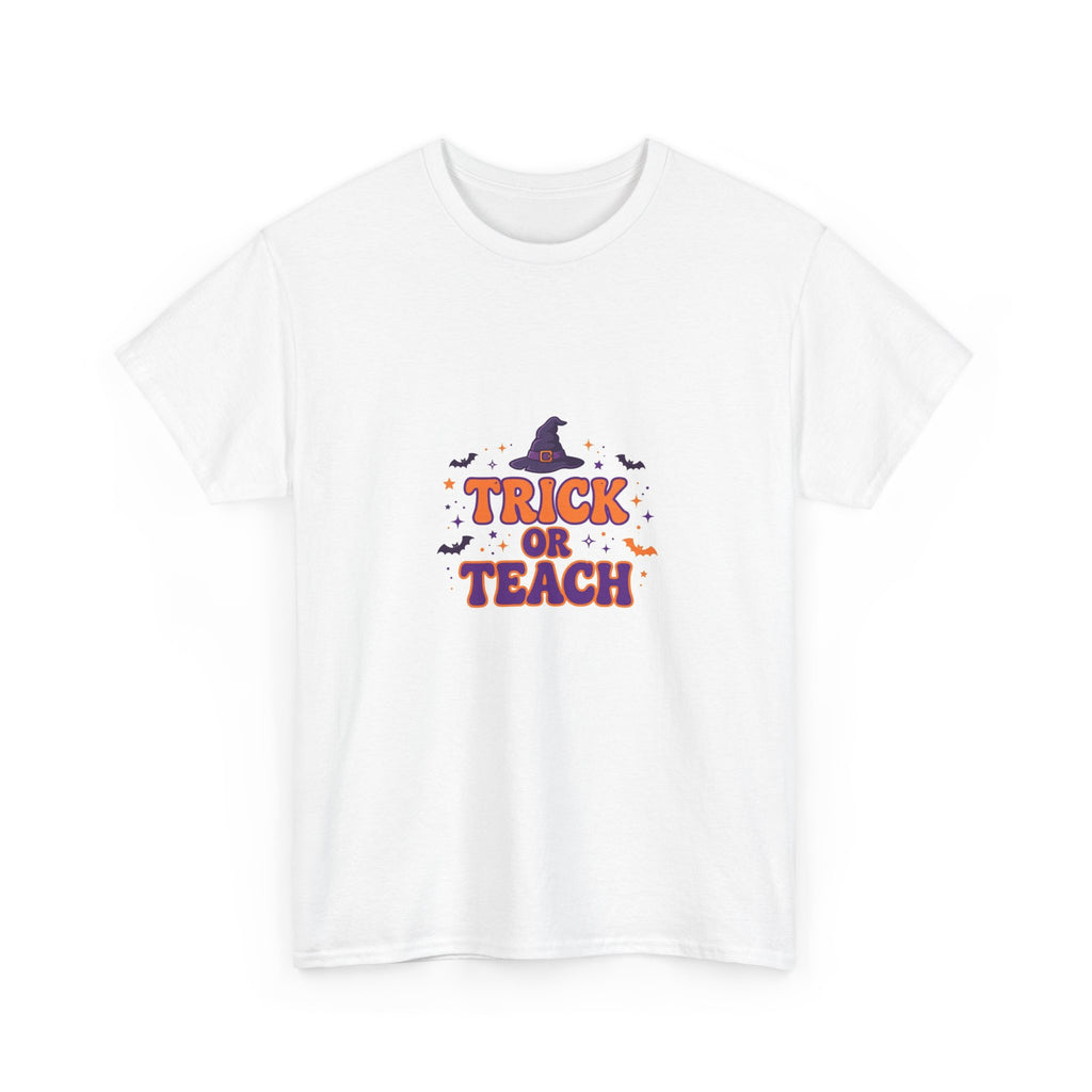 Trick or Teach Halloween T-Shirt - Funny Teacher Halloween Tee