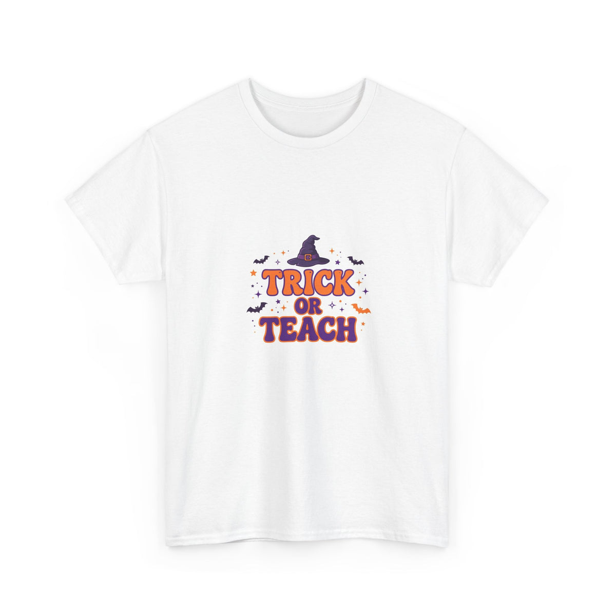 Trick or Teach Halloween T-Shirt - Funny Teacher Halloween Tee