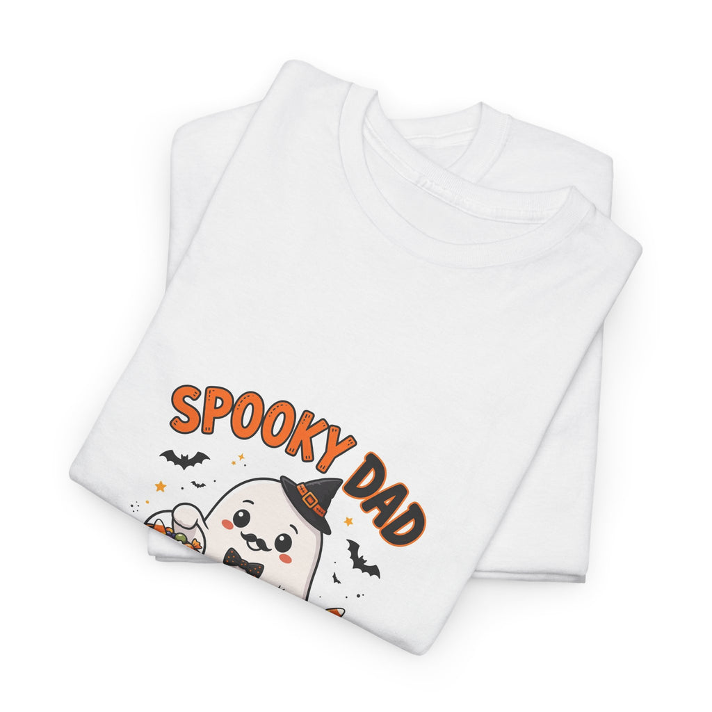 Spooky Dad Halloween T-Shirt - Cute Ghost Dad Tee