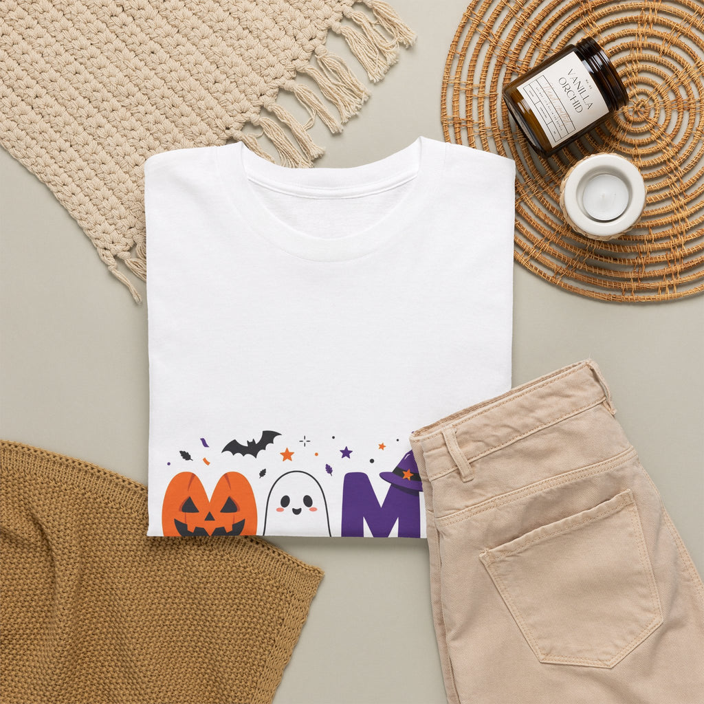 Halloween Mama Letters T-Shirt - Spooky Mama Icons Tee