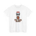 This Mama Slays Halloween T-Shirt - Skeleton Mama Tee