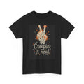Creepin' It Real Halloween T-Shirt - Chalk Skeleton Black Tee