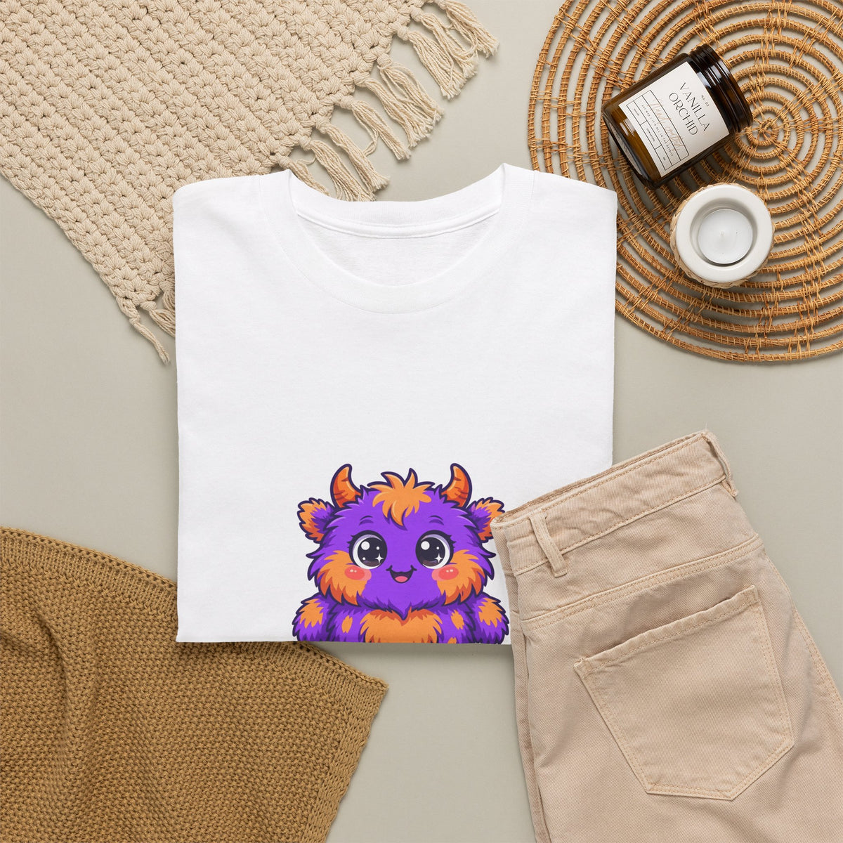 Momster Halloween T-Shirt - Cute Little Monster Mama Tee