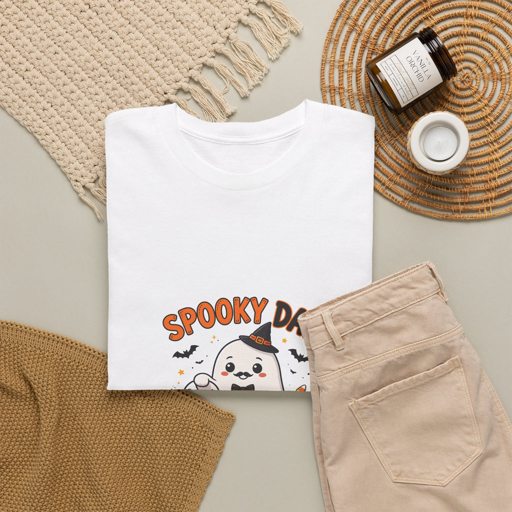 Spooky Dad Halloween T-Shirt - Cute Ghost Dad Tee