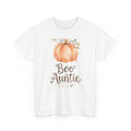 Boo Auntie Halloween T-Shirt - Watercolor Pumpkin Tee