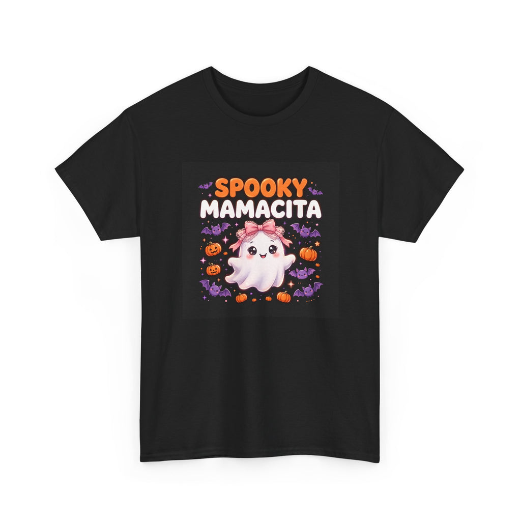 Spooky Mamacita Halloween T-Shirt Black - Cute Ghost Mamacita Tee