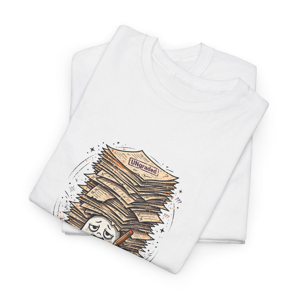 Haunted by Ungraded Papers Halloween T-Shirt - Teacher Ghost Tee