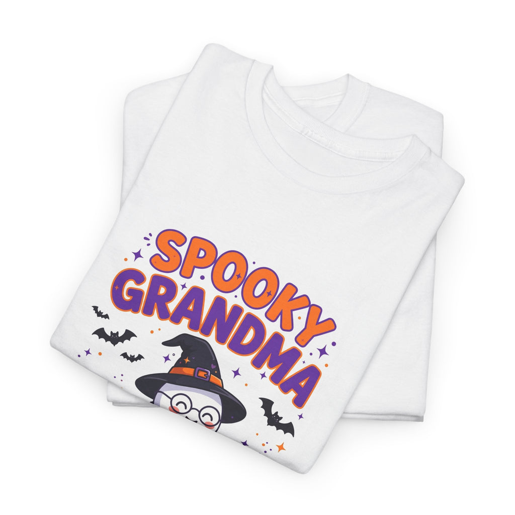 Spooky Grandma Halloween T-Shirt - Cute Witch Grandma Tee