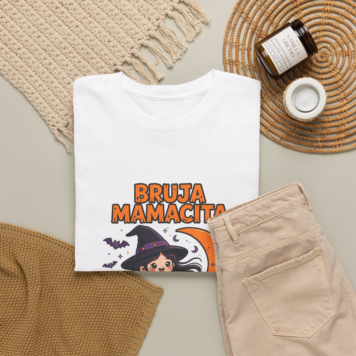 Bruja Mamacita Halloween T-Shirt - Cute Witch Mamacita Tee