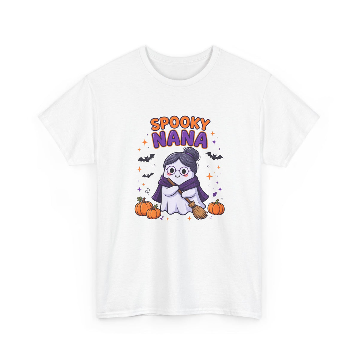 Spooky Nana Halloween T-Shirt - Cute Ghost Nana Tee