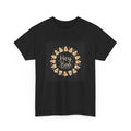 Hey Boo Halloween T-Shirt - Chalk Candy Corn Black Tee