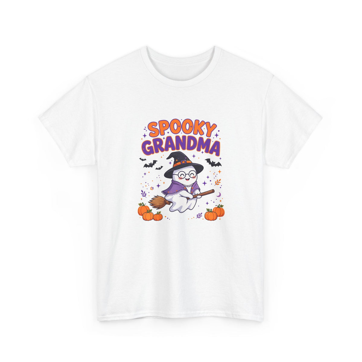 Spooky Grandma Halloween T-Shirt - Cute Witch Grandma Tee