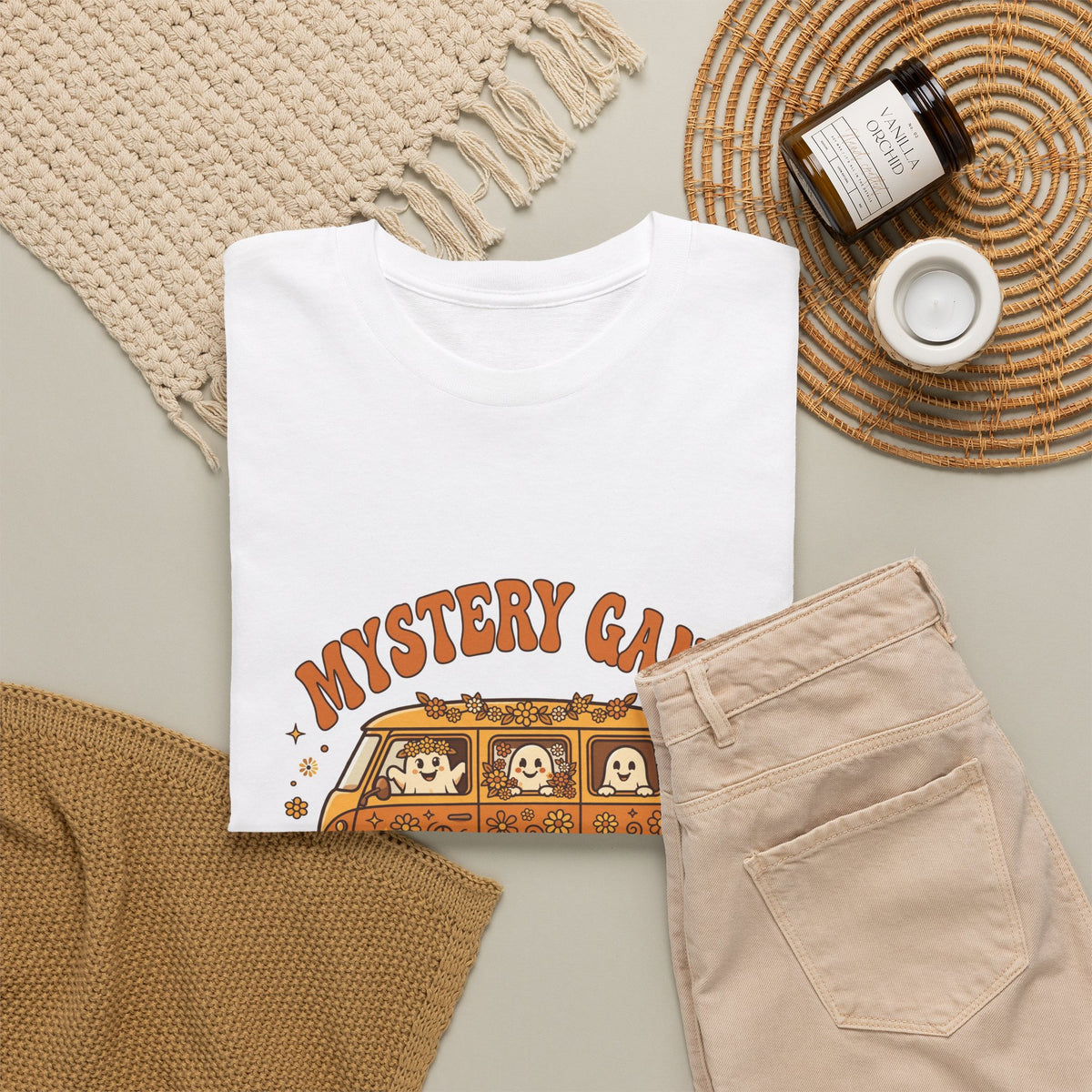 Mystery Gang Halloween T-Shirt - Retro Van Tee