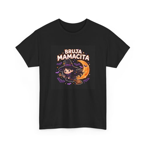 Bruja Mamacita Halloween T-Shirt Black - Cute Witch Mamacita Tee
