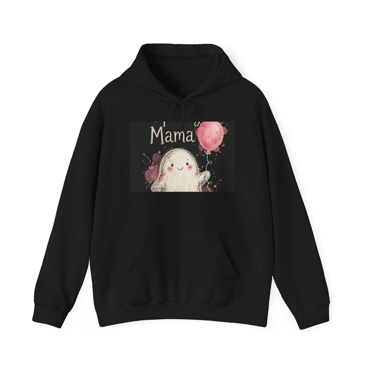Spooky Mama Halloween Hoodie - Chalk Ghost Hoodie