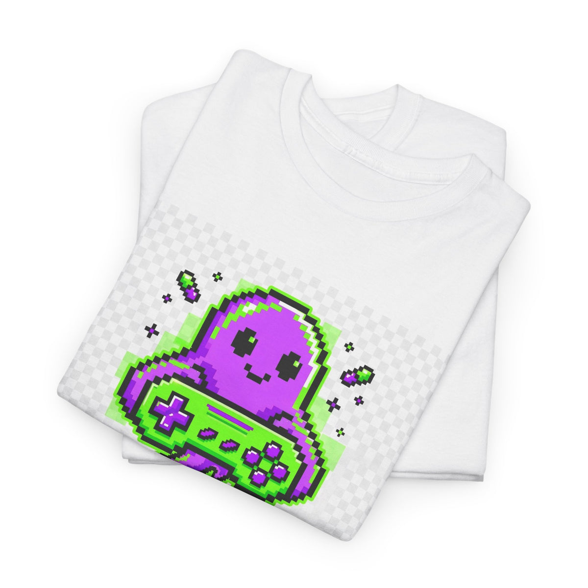 Ghost Gamer Halloween T-Shirt - Retro Pixel Ghost Gaming Tee
