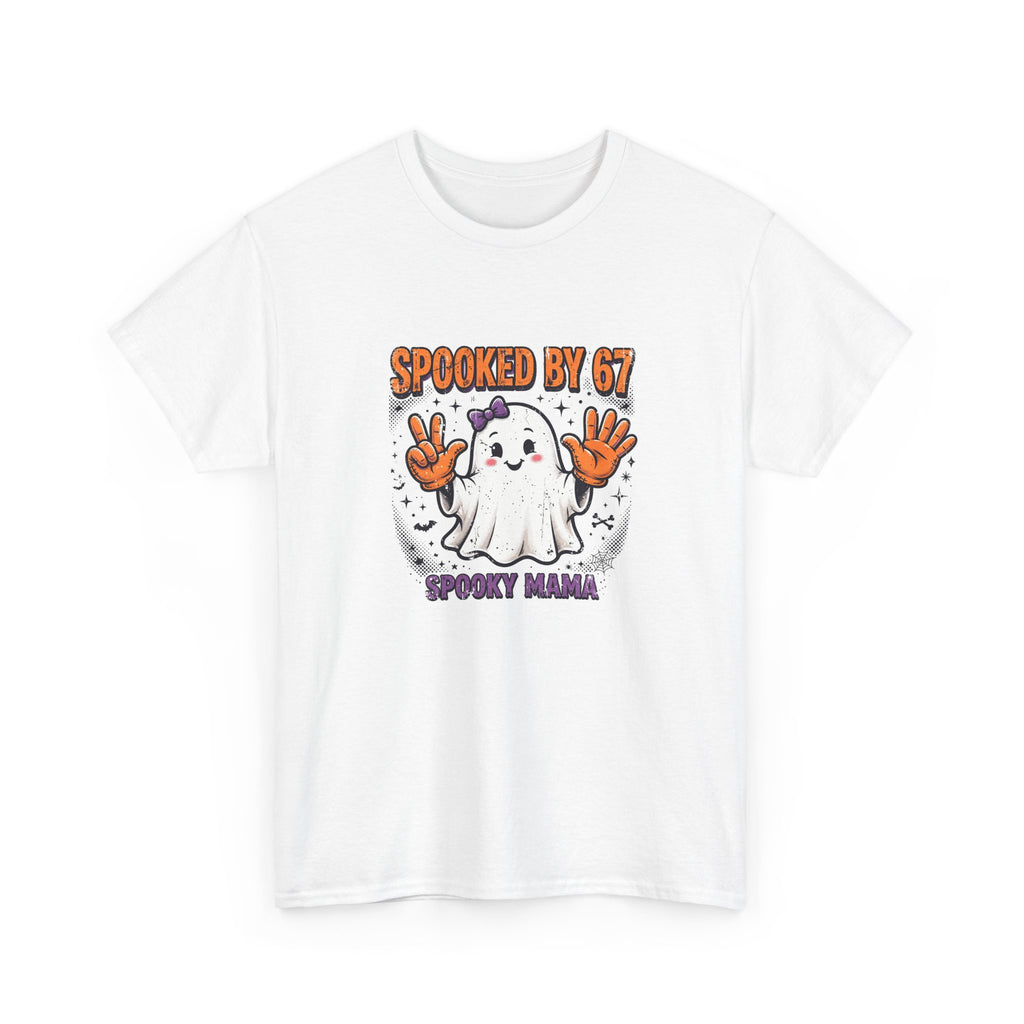 Spooky Mama Edition Halloween T-Shirt - Spooked by 67 Ghost Tee