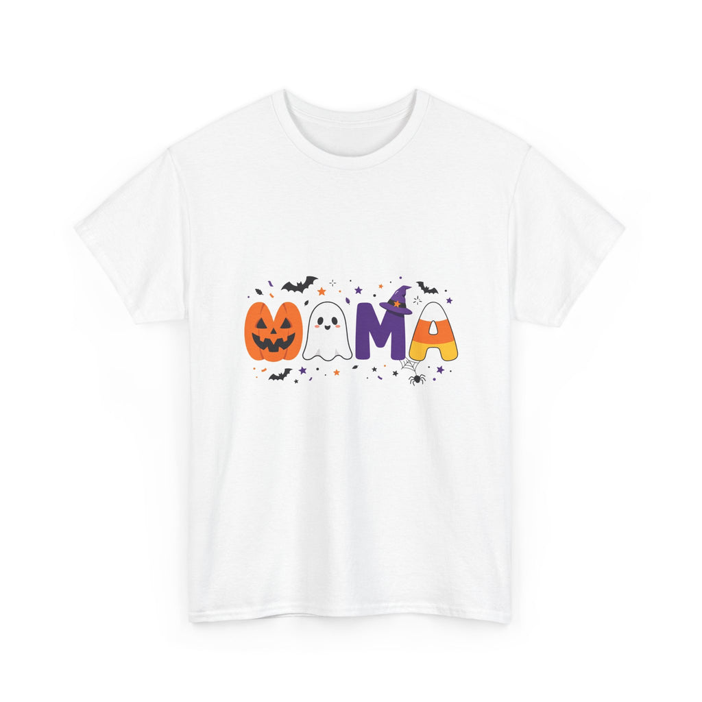 Halloween Mama Letters T-Shirt - Spooky Mama Icons Tee