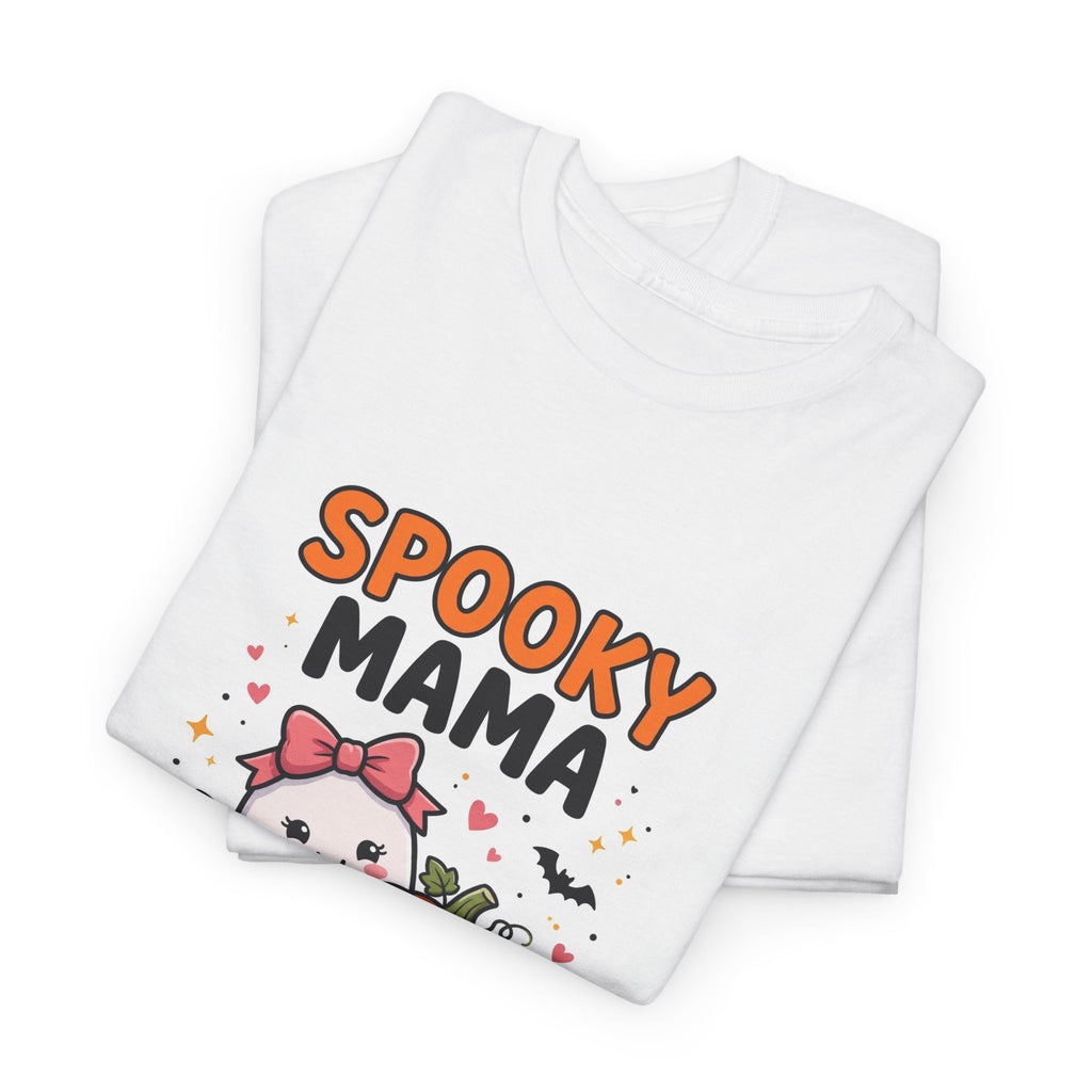 Spooky Mama Halloween T-Shirt - Cute Ghost Mama Tee