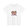 It Girl of Spooky Season Halloween T-Shirt - Leopard Pumpkin Tee