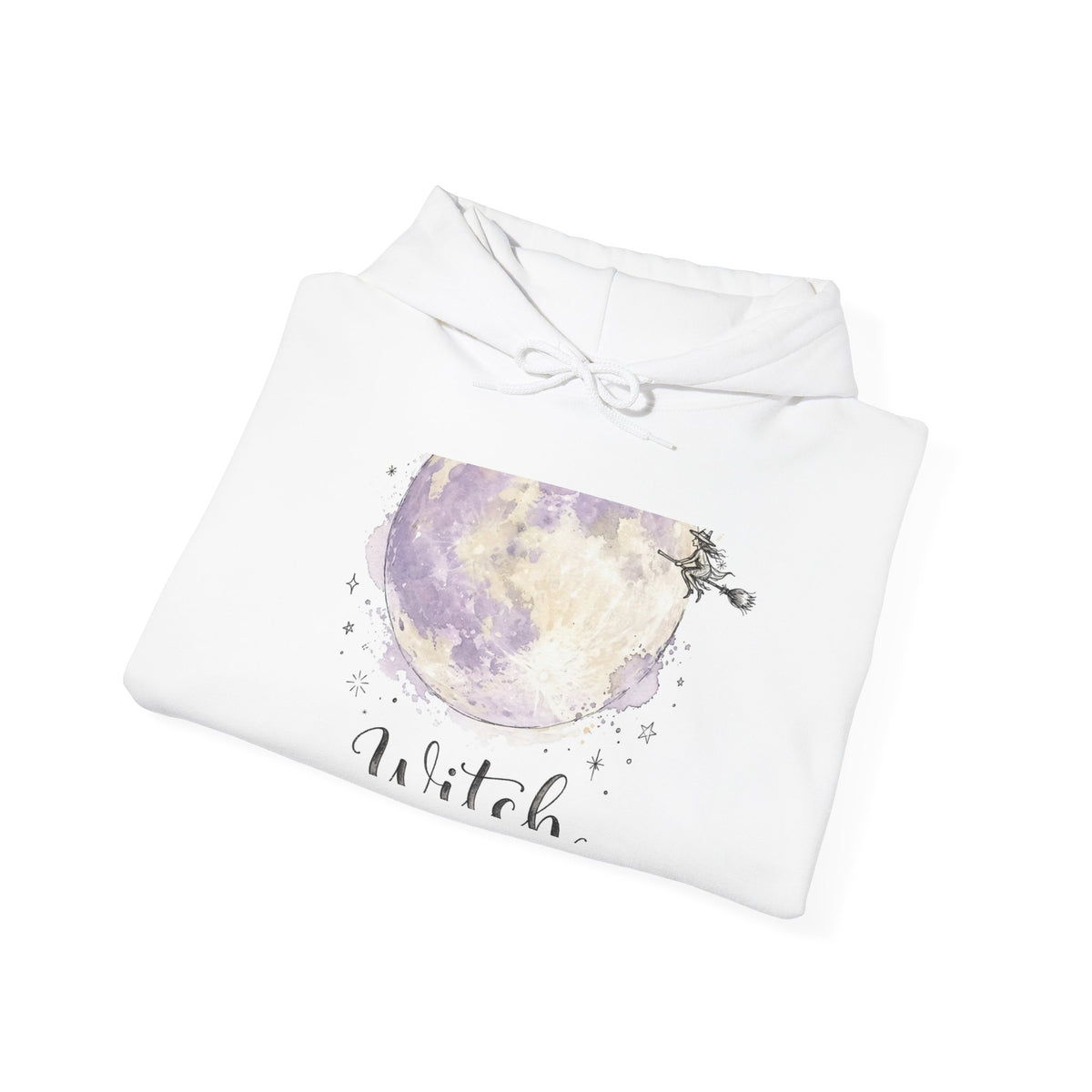 Witch Mama Halloween Hoodie - Watercolor Moon Hoodie